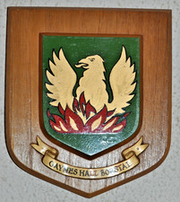 Gaynes Hall Borstal mess wall plaque shield crest Prison Service SOE Station 61