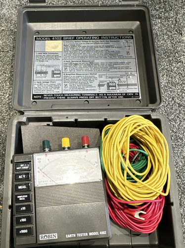 Robin 4102 earth tester ground - robin,
