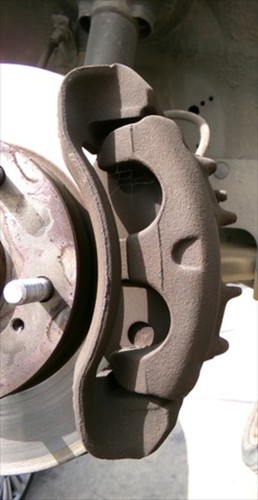 Left front brake - front, caliper