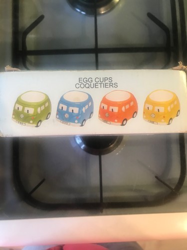 Campervan ceramic egg - ceramic,