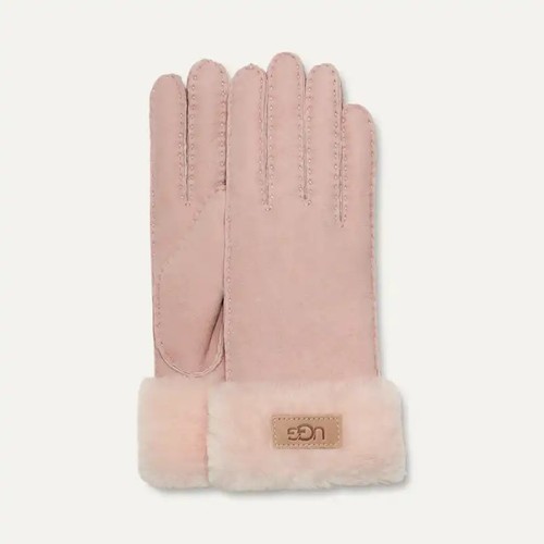 Ugg women brown fur suede - brown,