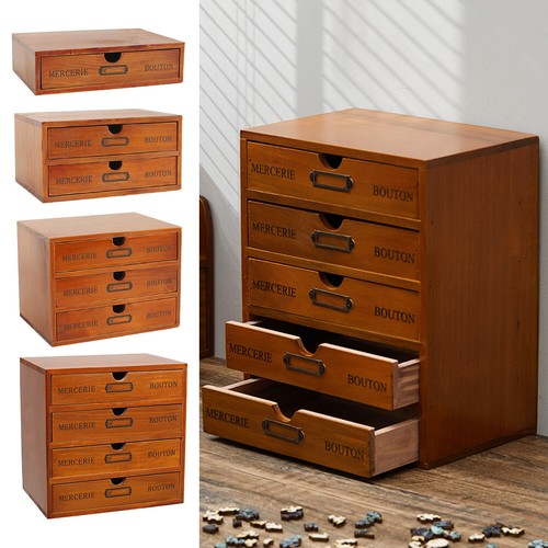 Vintage wooden storage cabinet - wooden,