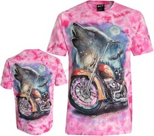 Tie Dye T-Shirt Motorcycle in