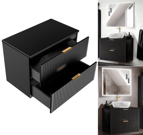 Countertop vanity unit black - countertop,