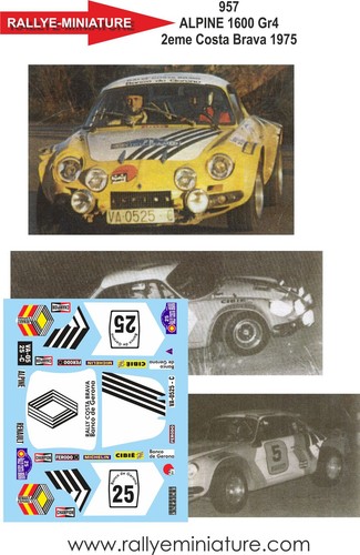 Decals ref 0957 alpine - ref,