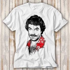 Magnum PI Tom Selleck Higgins Island Hoppers Hawaii T Shirt Top Tee Unisex 4033