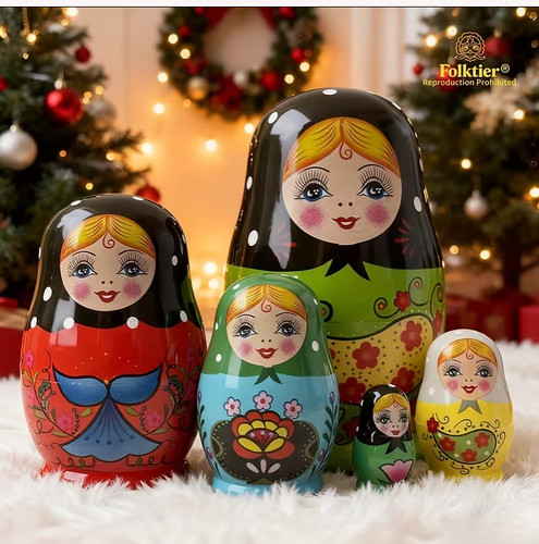 Russian doll nesting set - russian,