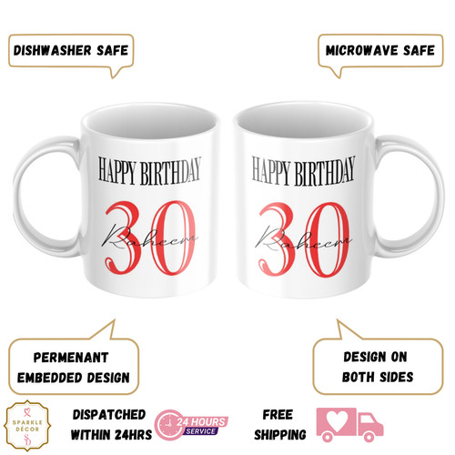 Personalised 16th 18th - , 21st