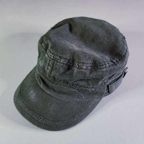 Black grunge cadet hat - black,