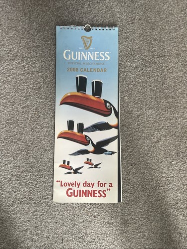 2008 guinness calendar - guinness,