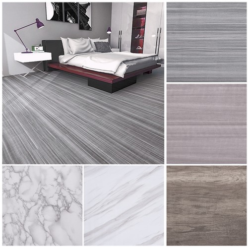 Marble wood effect floor - marble,