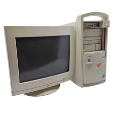 IBM Aptiva Vintage PC Pentium 10MB RAM w/ Viglen CD-695 CRT Monitor *No Storage*