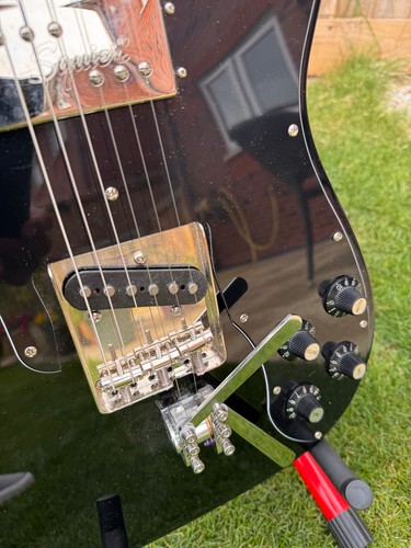 Telecaster guitar with - , palm