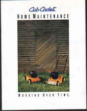 Cub Cadet Home Maintenance Equipment  Brochure Leaflet