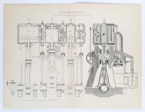Marine steam engines - engines,