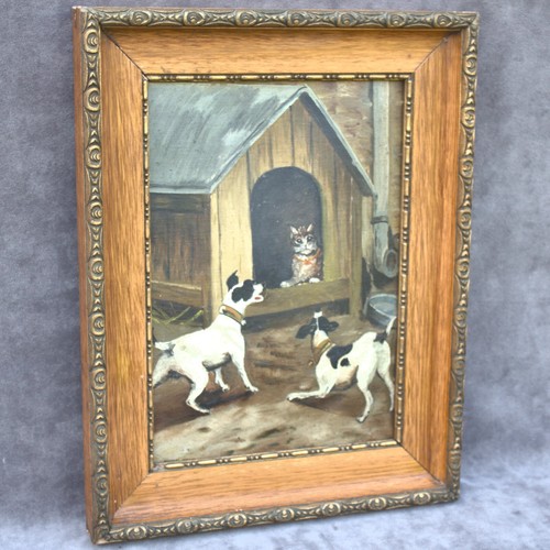 Antique french painting - , cat