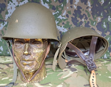 Rare French M51 Tank Armoured Car Radioman’s Helmet Liner & Shell Bundle