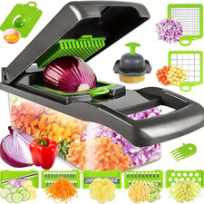 16 in 1 Vegetable Chopper Salad Fruit Mandolin Slicer Food Dicer Cutter Peeler