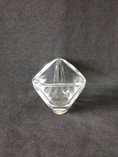 Vintage Val St Lambert Glass Vase Signed 