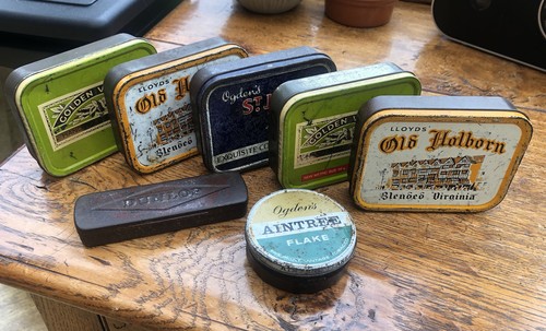 Selection vintage tins - selection, of
