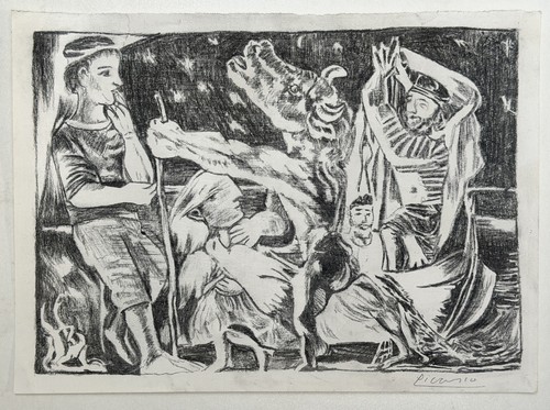 Pablo picasso drawing - drawing, old