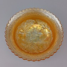 Carnival Glass Bowl Double