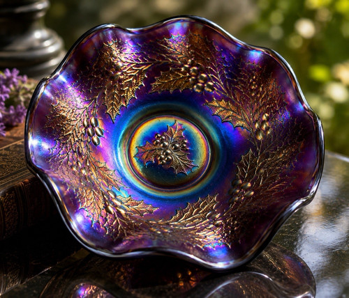 Rare antique carnival glass - antique,