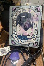 Radley Book Street Tales of the Sky Seafoam Leather Crossbody Handbag BNWOT