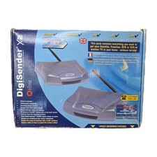DIGISENDER X2 WIRELESS VIDEO SENDER SYSTEM COMPLETE BOXED FREEVIEW TV SCART