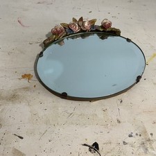 Vintage Barbola Table Top Oval