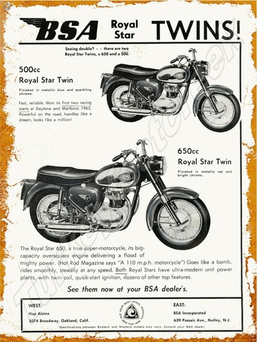 Bsa royal star twins x - royal,