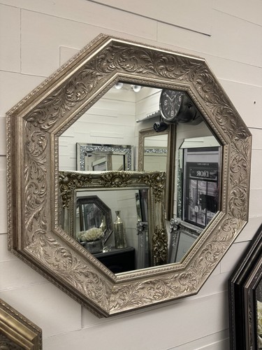 Antique octagon mirror - octagon,