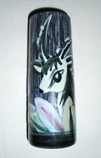 Nila Alingsas Scandinavian Keramik Art Pottery Vase ~ Stylised Antelope Design