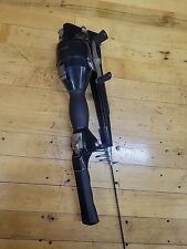 Instant Fisherman Portable Folding Fishing Rod Black 11.25" - 58.5" Needs Eyelet