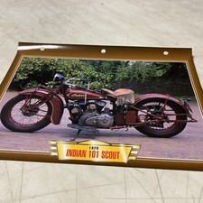 Indian 750 101 Scout 1929 Card