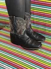 Vintage Women’s Ariat Cowboy Western Cowgirl Roper Biker Riding Boots Size 3.5