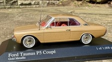 FORD TAUNUS COUPÉ P5 GOLD  1964 MINICHAMPS 1/43 LIMITED EDITION