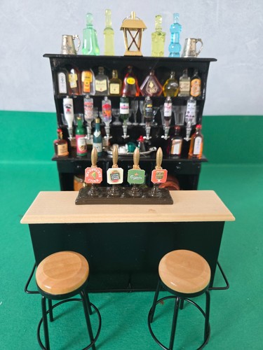 Doll house black - house, black/pine