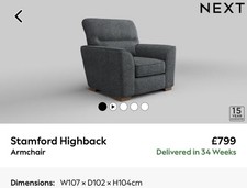 Next Stamford Highback