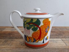 Wedgwood Clarice Cliff Connoisseur Collection Cornwall Coffee Pot Ltd Ed 02721 B