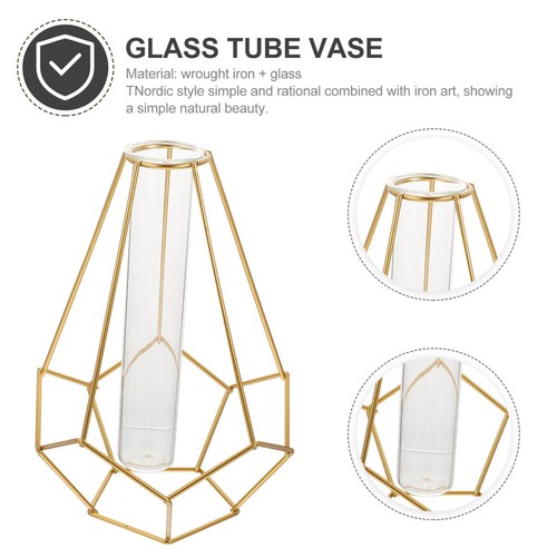 Glass tube vase - tube, hydroponic