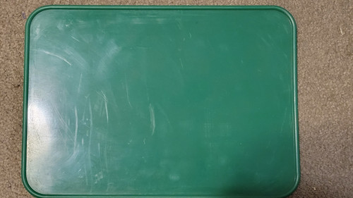 Old school nos rectangle - old, green