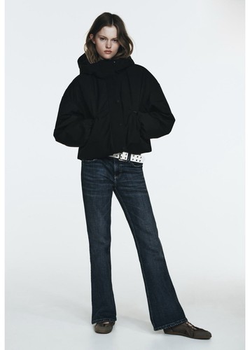 Bnwt zara black - black, windproof