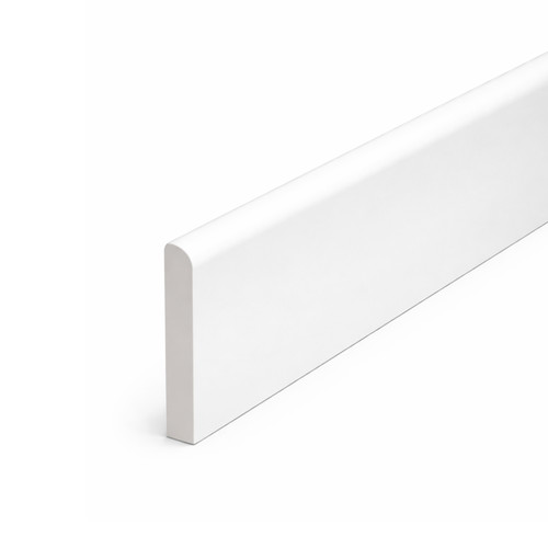 White plastic upvc trim 90mm - 90mm, x
