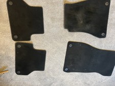 Genuine Audi A4 B9  Saloon & Avant Floor Mats Black Velour 2016–2023