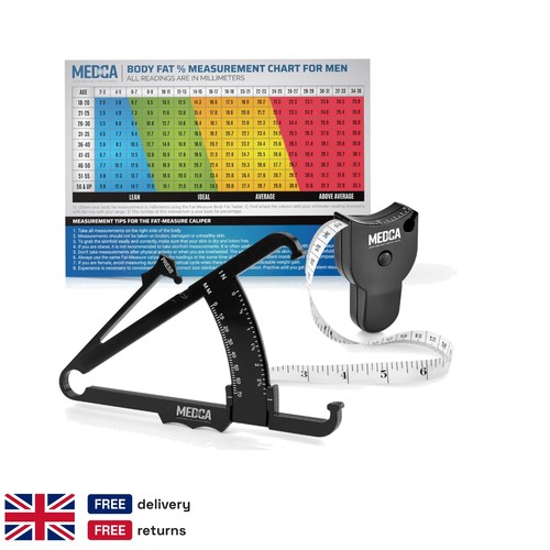 Body fat caliper measuring - caliper, +