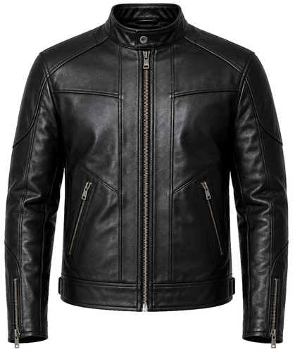 Men genuine leather - genuine, jacket