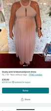 Dusty Pink Bridesmaid/Prom Dress