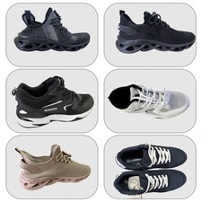 Mens Womens Gym Trainers Sports Athletic Casual Running Shoes Sneakers UK Size