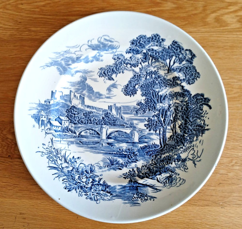 Vintage countryside blue and - blue,